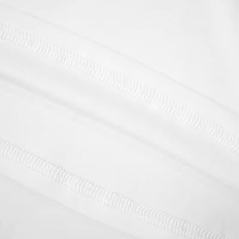 Black Turtleneck Dress with White Skirt